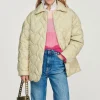 New Oversized Padded Jacket With Hearts Women Coats