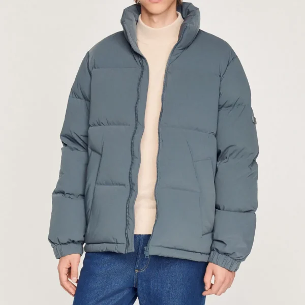 Fashion Oversized Technical Fabric Padded Jacket Men Coats