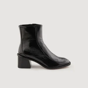 Cheap Patent Leather Boots With Heel Women Boots