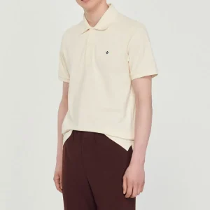 Store Polo Shirt With Square Cross Patch Men T-Shirts & Polos