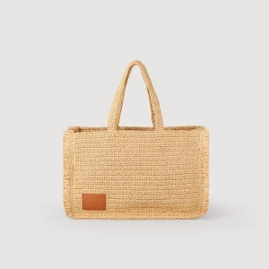 Cheap Raffia Kasbah Tote Bag Women Tote Bags