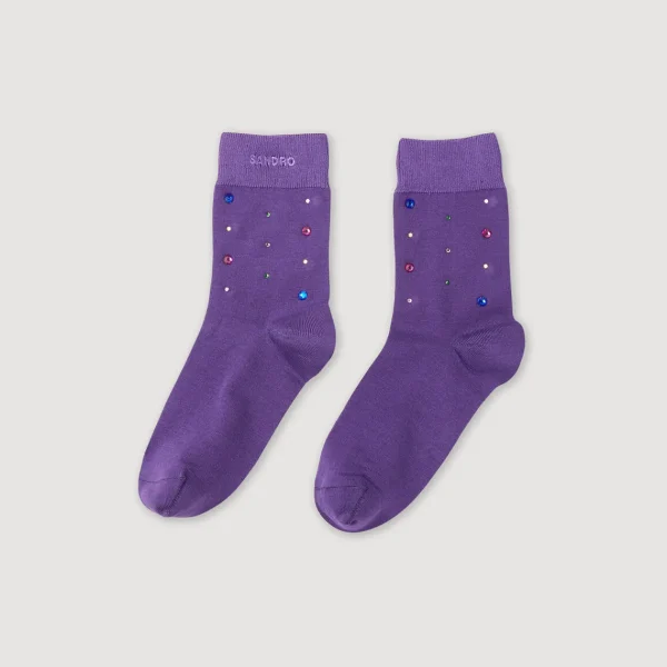 Outlet Rhinestone Socks Women Socks