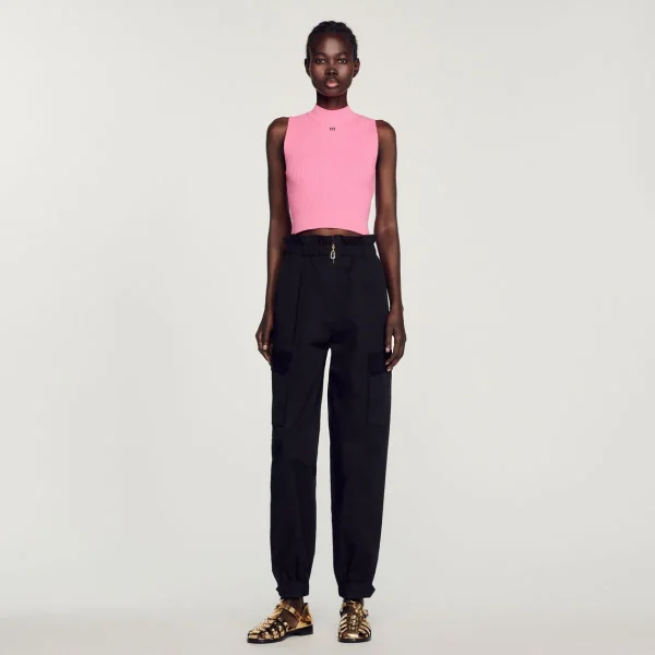 Sale Ribbed Cropped Sweater Women Sweaters & Cardigans