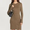 Best Ribbed Knit Dress Women Dresses