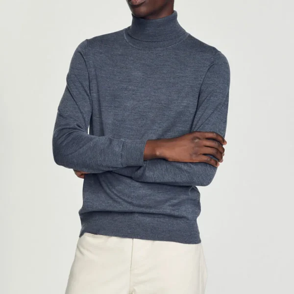 Best Roll Neck Wool Sweater Men Sweaters & Cardigans