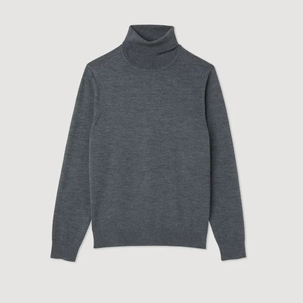 Best Roll Neck Wool Sweater Men Sweaters & Cardigans