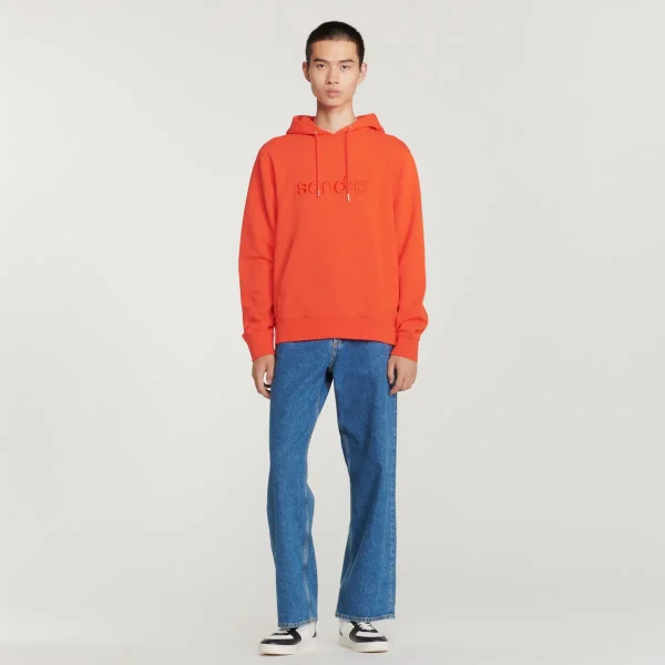 Online Sandro Hoodie Men Sweatshirts