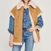 New Sheepskin Vest Women Coats