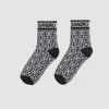 Hot Shiny Double S Socks Women Socks