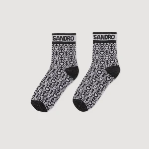 Hot Shiny Double S Socks Women Socks