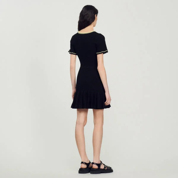 Sale Short Dress With Buttons Women Dresses