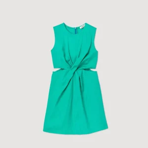 Sale Short Dress With Cut-Outs Women Dresses