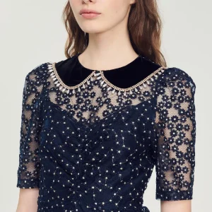 Fashion Short Dress With Peter Pan Collar Women Dresses