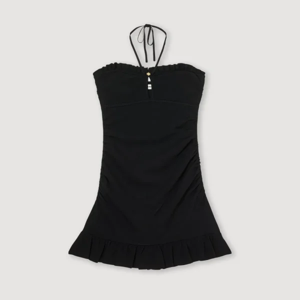 Discount Short Dress With Ruffles Women Dresses