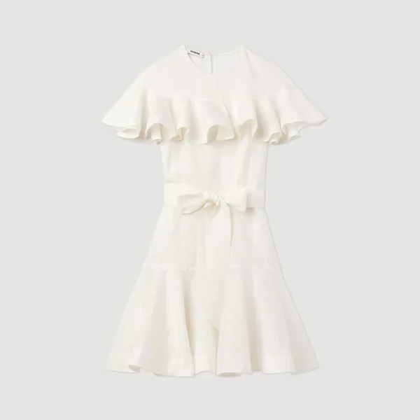 New Short Dress With Ruffles Women Dresses