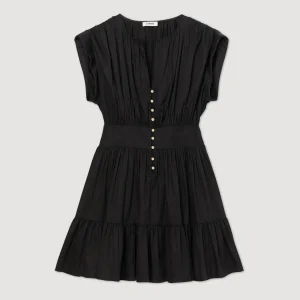 Fashion Short Gathered Dress Women Dresses