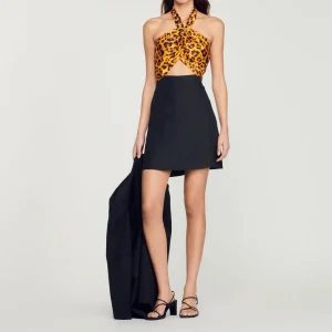 Hot Short Leopard Dress Women Dresses