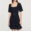 Sale Short Tweed Dress Women Dresses