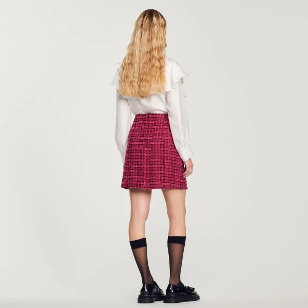 Store Short Tweed Skirt Women Matching Sets