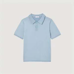 Online Short-Sleeve Knitted Polo Shirt Men T-Shirts & Polos