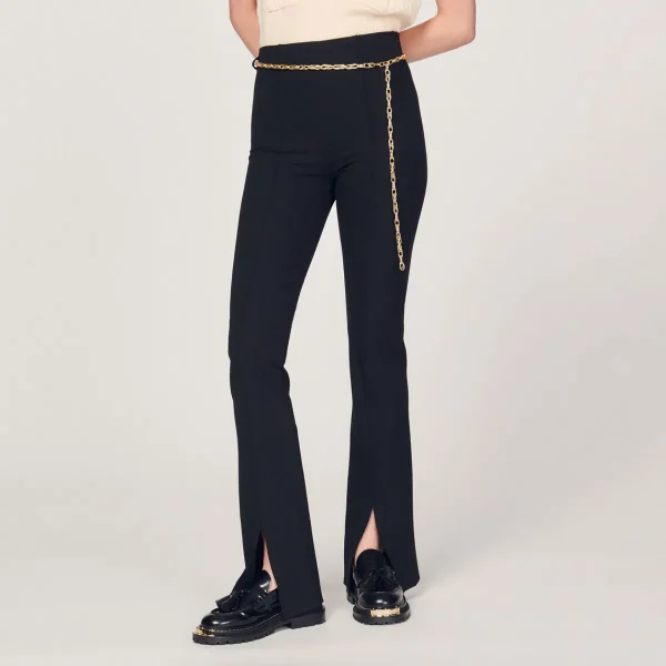 Outlet Slit-Hem Pants Women Pants & Shorts