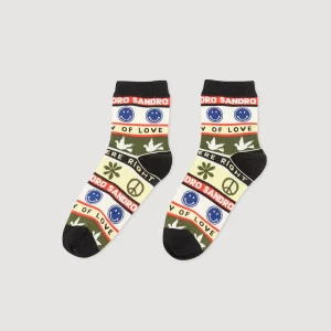 Outlet Smiley Knit Socks Women Socks