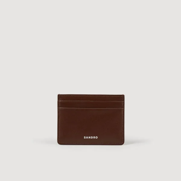 Shop Smooth Leather Card Holder Men Leather Goods