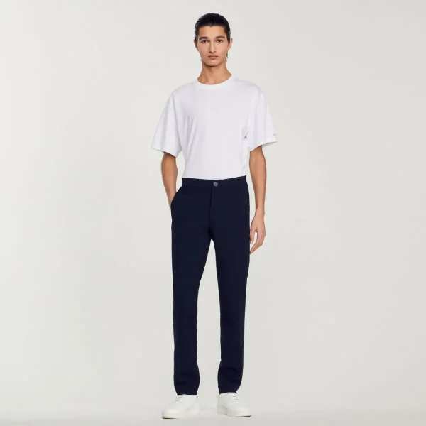 New Straight-Leg Pants Men Pants & Shorts