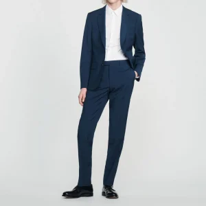 Best Sale Stretch Wool Suit Trousers Men Suits & Blazers