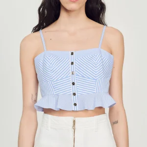 Shop Striped Bustier Top Women Tops & Shirts