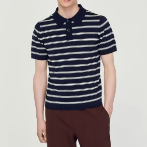 Best Sale Striped Polo Shirt Men T-Shirts & Polos