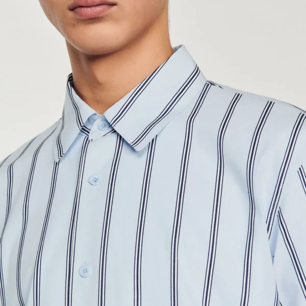 Best Sale Striped Shirt Men Shirts