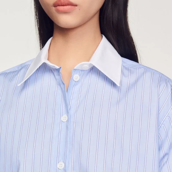 Online Striped Shirt Women Tops & Shirts