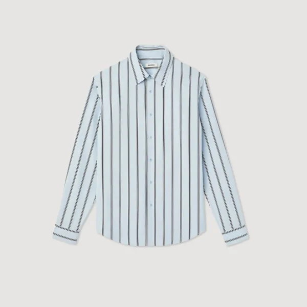 Best Sale Striped Shirt Men Shirts