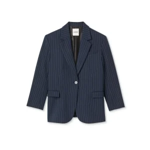 Flash Sale Striped Tailored Jacket Women Matching Sets