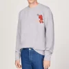 Cheap Sweatshirt With Hot Stuff Print Men Sweatshirts