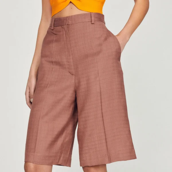 Fashion Tailored Bermudas Women Matching Sets