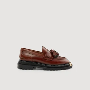 Hot Thick-Soled Leather Loafers Women Loafers