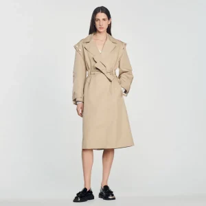 Cheap Trench Coat With A Wide Collar Women Coats