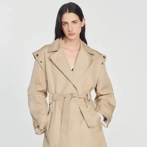 Cheap Trench Coat With A Wide Collar Women Coats