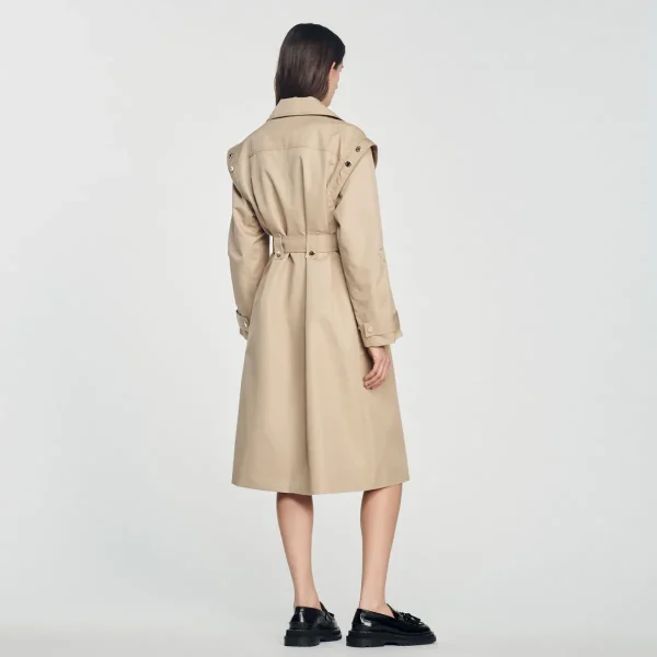 Cheap Trench Coat With A Wide Collar Women Coats