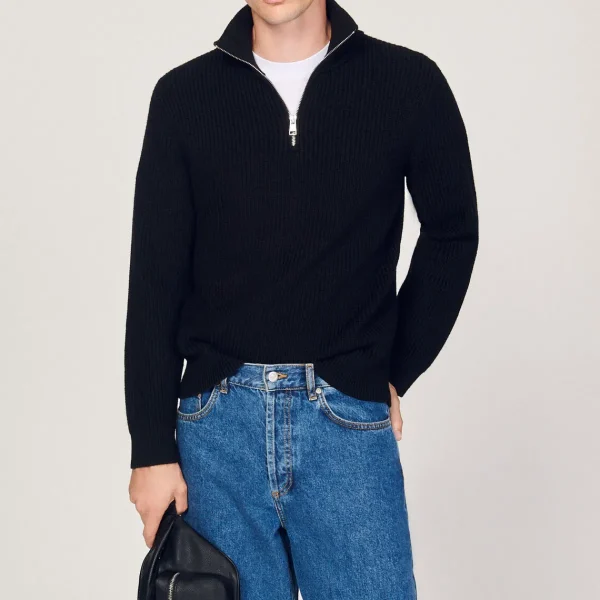 Cheap Trucker-Neck Sweater Men Sweaters & Cardigans