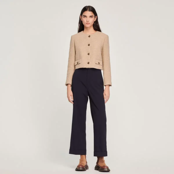 Fashion Tweed Jacket Women Jackets & Blazers