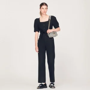 Outlet Tweed Jumpsuit Women Jumpsuits