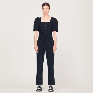 Outlet Tweed Jumpsuit Women Jumpsuits