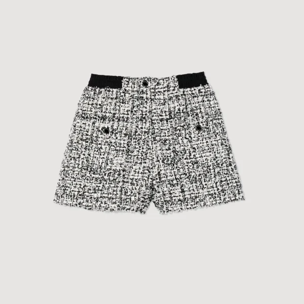 Flash Sale Tweed Shorts Women Matching Sets