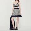 Sale Tweed Skater Skirt Women Matching Sets