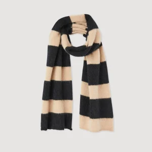 Best Sale Two-Tone Striped Scarf Women Scarves