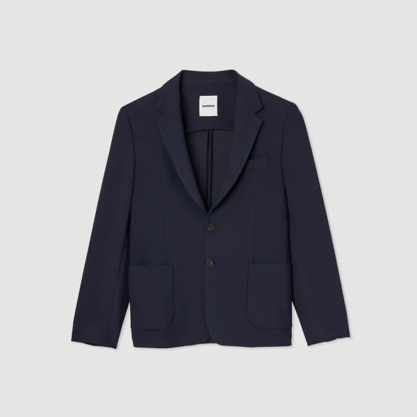 Fashion Unstructured Suit Jacket Men Suits & Blazers