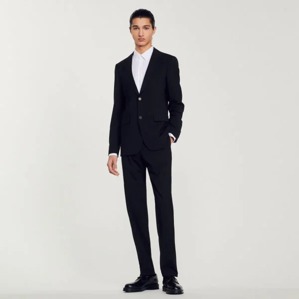 Fashion Virgin Wool Suit Jacket Men Suits & Blazers